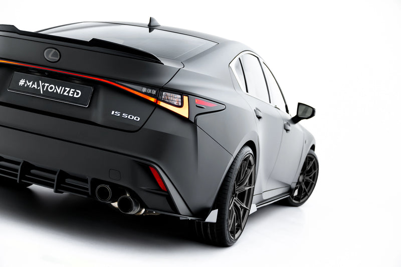 Maxton Design Street Pro Rear Diffuser Sides + Flaps Lexus IS 500 Mk3 Facelift 2 (XE30)