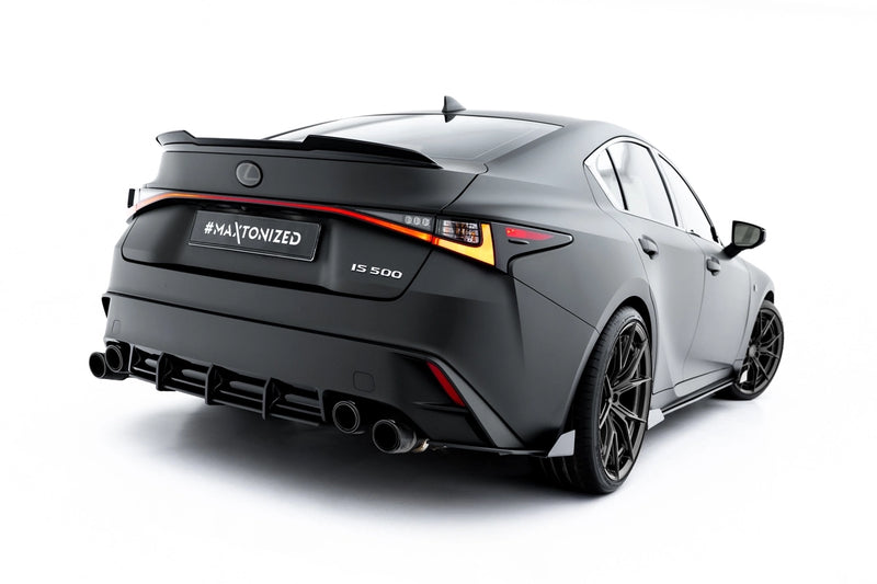 Maxton Design Street Pro Rear Diffuser Side + Flaps Lexus IS 500 Mk3 Facelift 2 (XE30)