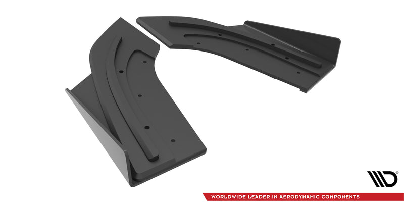 Maxton Design Street Pro Rear Diffuser Side + Flaps Mazda 3 MPS Mk1 US-Spec Version