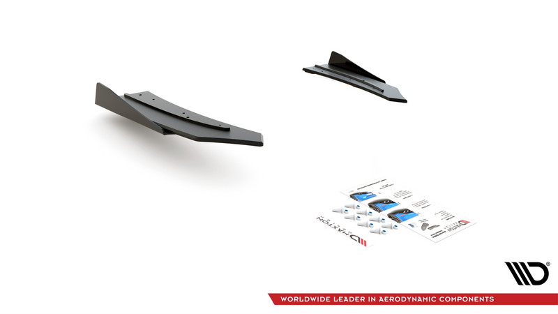 Maxton Design Street Pro Heck Diffusor Seite + Flaps Mercedes-AMG C43 Coupe C205