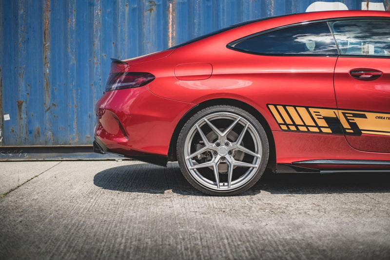 Maxton Design Street Pro Heck Diffusor Seite + Flaps Mercedes-AMG C43 Coupe C205