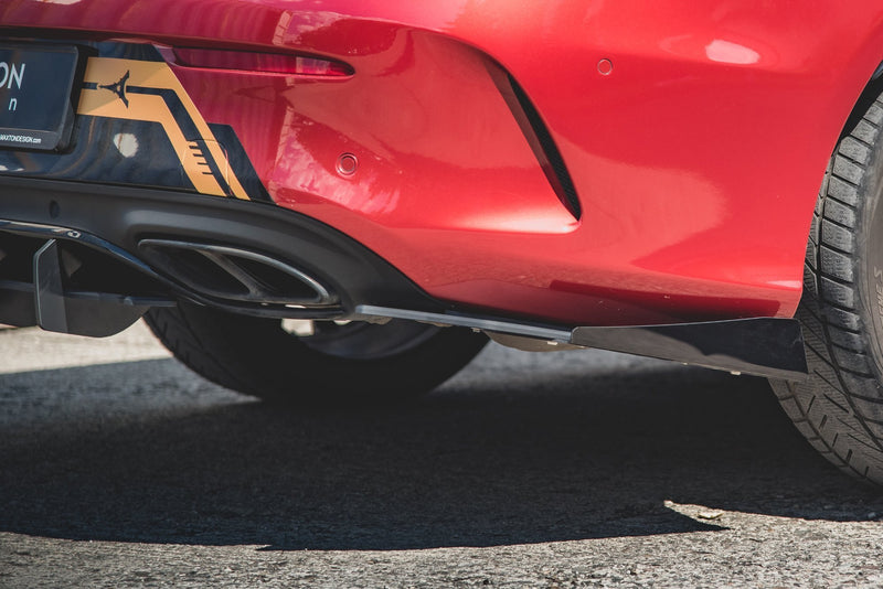 Maxton Design Street Pro Heck Diffusor Seite + Flaps Mercedes-AMG C43 Coupe C205