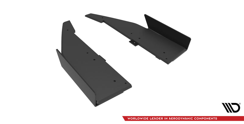 Maxton Design Street Pro Heck Diffusor Seite + Flaps Mercedes-AMG C63 Sedan / Estate W205 Facelift