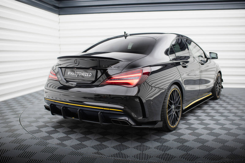 Maxton Design Street Pro Heck Diffusor Seite + Flaps Mercedes-AMG CLA 45 C117 Facelift
