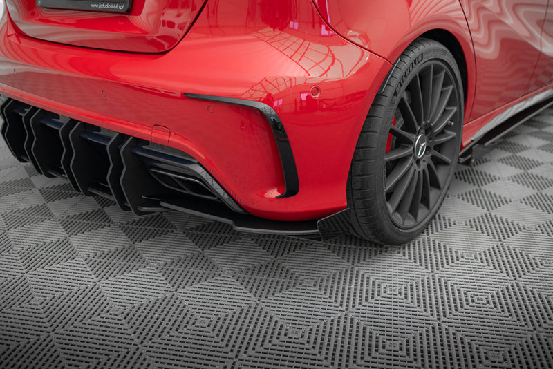 Maxton Design Street Pro Heck Diffusor Seite + Flaps Mercedes-Benz A 45 AMG W176 Facelift