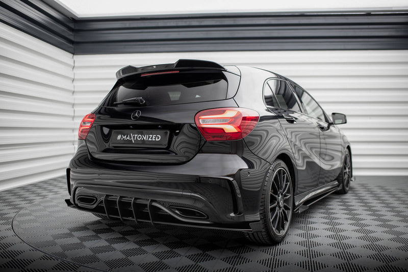 Maxton Design Street Pro Heck Diffusor Seite + Flaps Mercedes-Benz A AMG-Line W176 Facelift