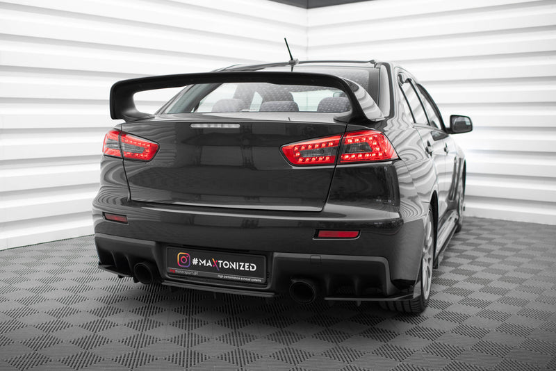 Maxton Design Street Pro Rear Diffuser Side + Flaps Mitsubishi Lancer EVO X