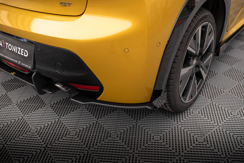 Maxton Design Street Pro Heck Diffusor Seite + Flaps Peugeot 208 GT Mk2