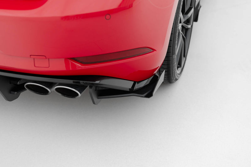 Maxton Design Street Pro Heck Diffusor Seite + Flaps VW Golf 7 R Facelift