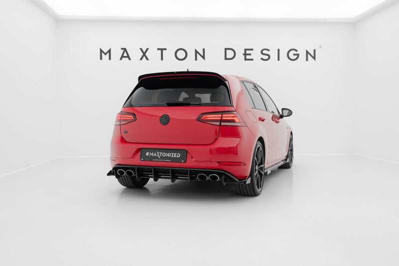Maxton Design Street Pro Heck Diffusor Seite + Flaps VW Golf 7 R Facelift
