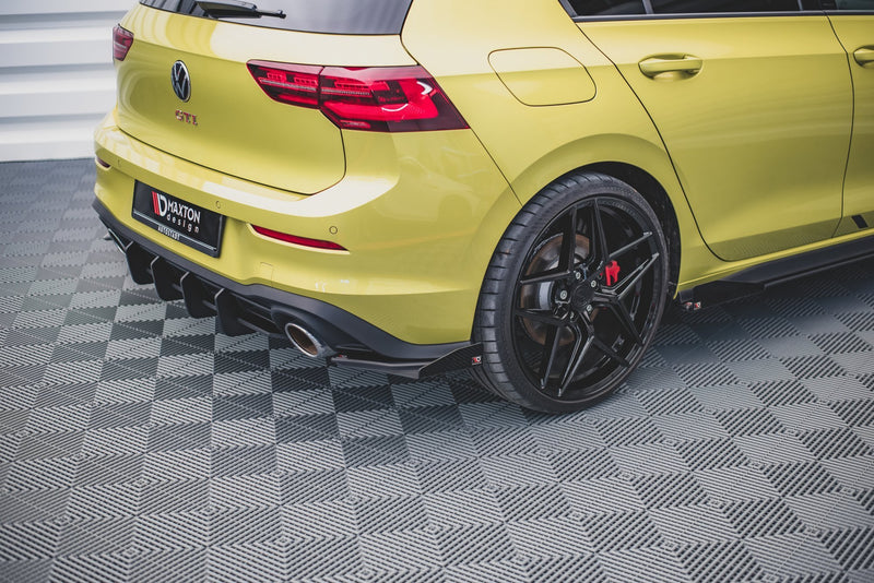 Maxton Design Street Pro Heck Diffusor Seite + Flaps Volkswagen Golf GTI Clubsport Mk8