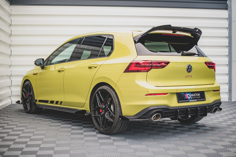 Maxton Design Street Pro Heck Diffusor Seite + Flaps Volkswagen Golf GTI Clubsport Mk8
