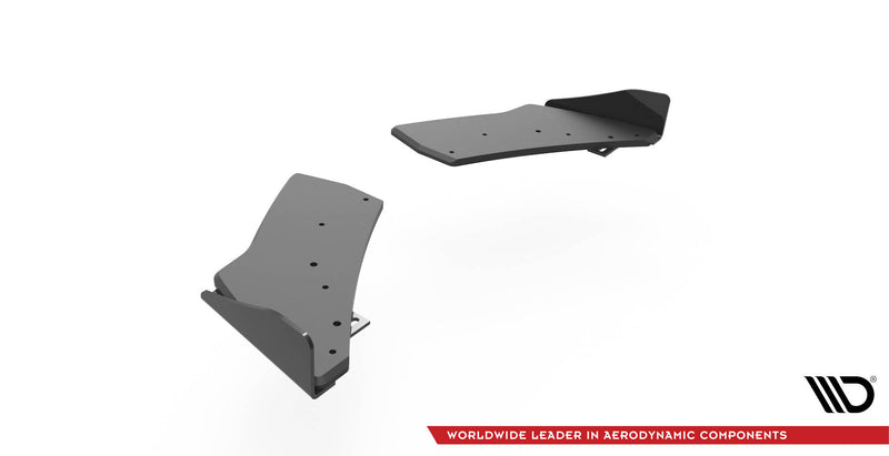 Maxton Design Street Pro Heck Diffusor Seite + Flaps Volkswagen Golf R Mk7