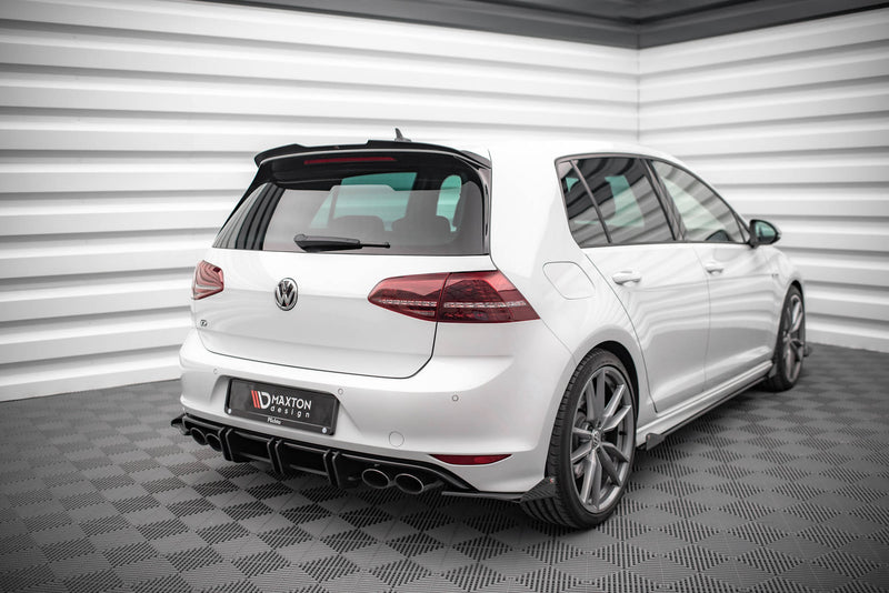 Maxton Design Street Pro Heck Diffusor Seite + Flaps Volkswagen Golf R Mk7