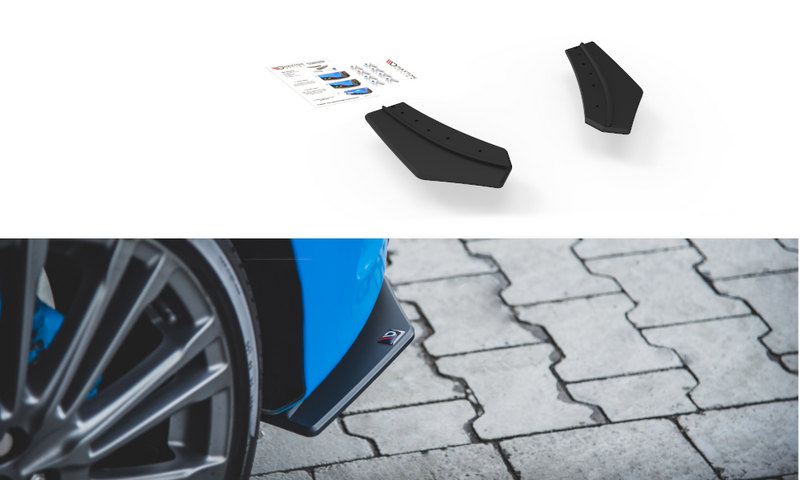 Maxton Design Street Pro Rear Diffuser Side Ford Focus RS Mk3