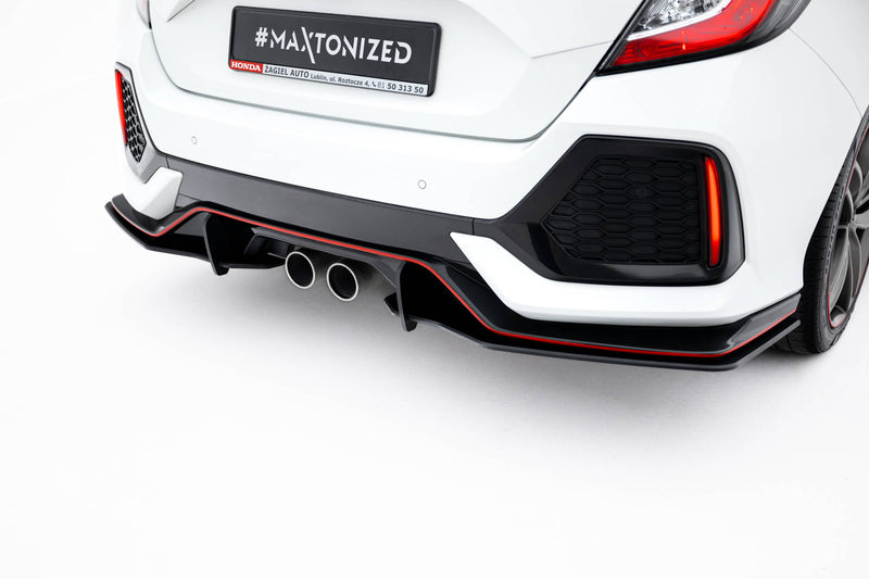 Maxton Design Street Pro Rear Diffuser Side Honda Civic Sport Mk 10