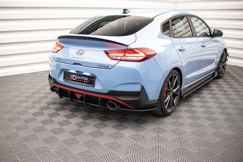 Maxton Design Street Pro Rear Diffuser Side Hyundai I30 N Fastback Mk3 Facelift