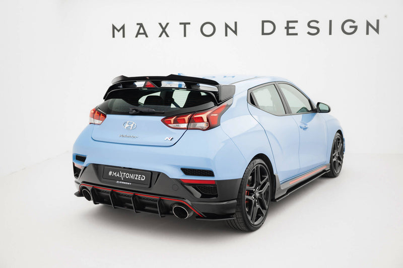 Maxton Design Street Pro Heck Diffusor Seite  Hyundai Veloster N Mk2