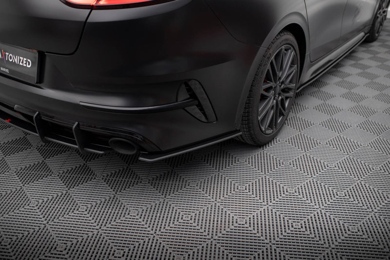 Maxton Design Street Pro Heck Diffusor Seite Kia Proceed GT Mk1 Facelift