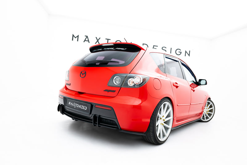 Maxton Design Street Pro Heck Diffusor Seite Mazda 3 MPS Mk1  EU Version
