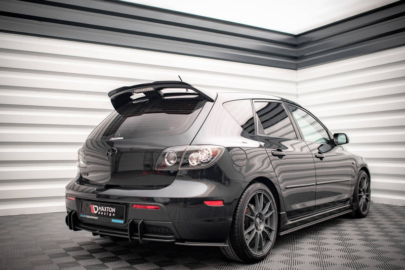 Maxton Design Street Pro Heck Diffusor Seite Mazda 3 MPS Mk1 US-Spec Version