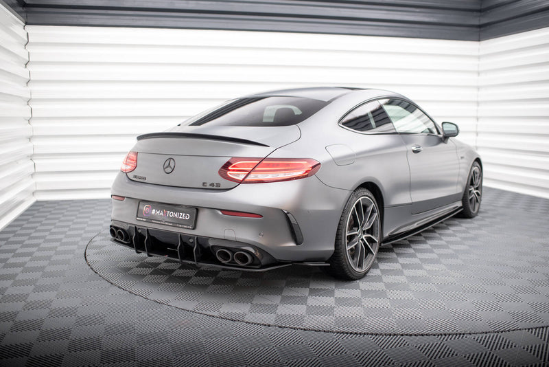 Maxton Design Street Pro Heck Diffusor Seite Mercedes-AMG C43 Coupe / Cabrio C205  Facelift / A205 Facelift