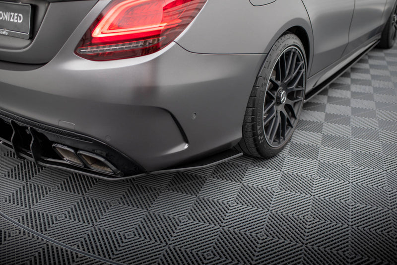 Maxton Design Street Pro Heck Diffusor Seite Mercedes-AMG C63 Sedan / Estate W205 Facelift