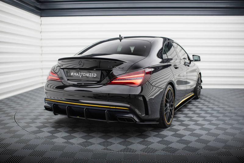 Maxton Design Street Pro Heck Diffusor Seite Mercedes-AMG CLA 45 C117 Facelift