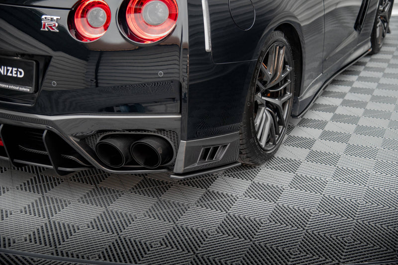 Maxton Design Street Pro Heck Diffusor Seite Nissan GTR R35 Facelift