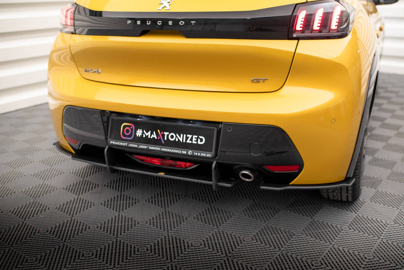 Maxton Design Street Pro Heck Diffusor Seite Peugeot 208 GT Mk2