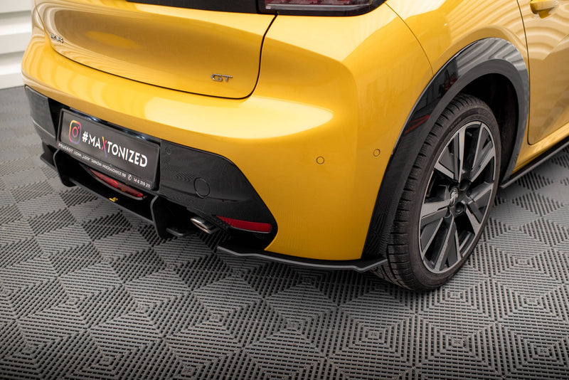 Maxton Design Street Pro Heck Diffusor Seite Peugeot 208 GT Mk2
