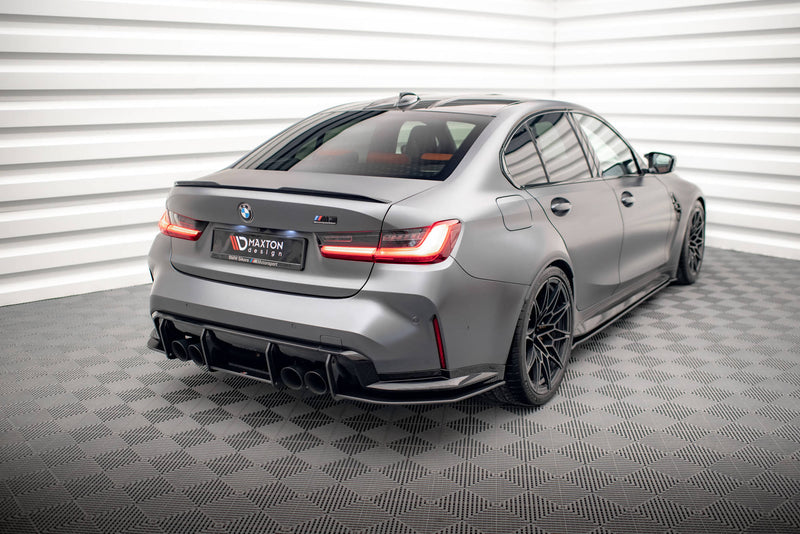 Maxton Design Street Pro Heck Diffusor Seite BMW M3 G80