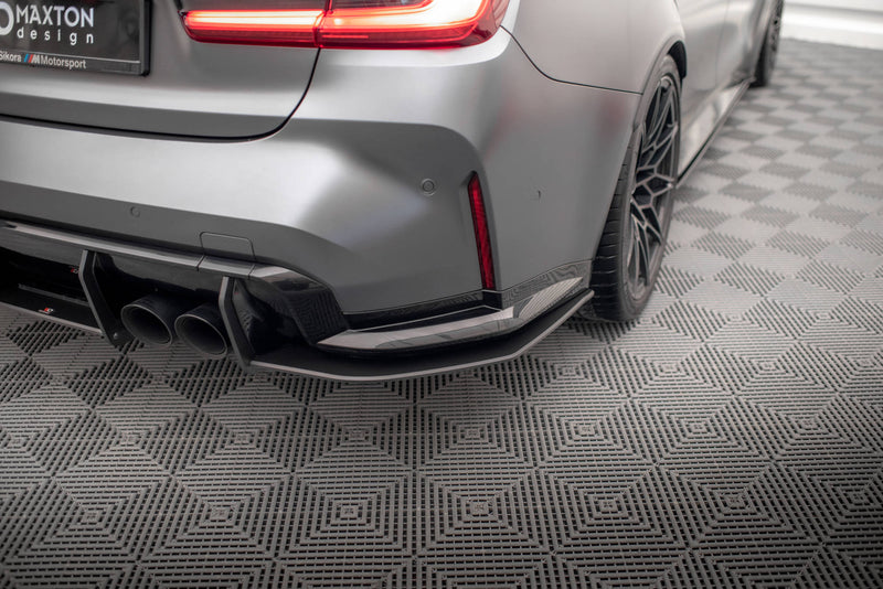 Maxton Design Street Pro Heck Diffusor Seite BMW M3 G80
