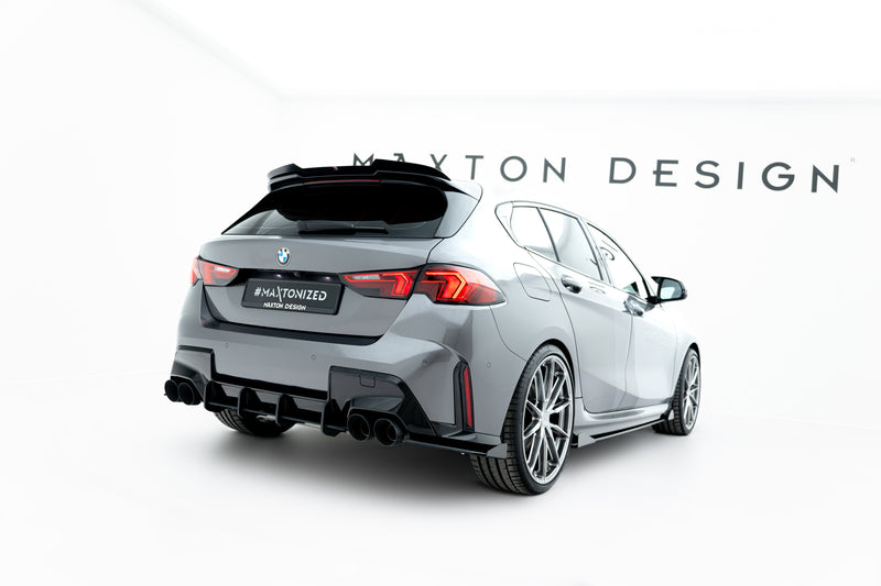 Maxton Design Street Pro Rear Diffuser Side V.1 + Flaps BMW M135i F70