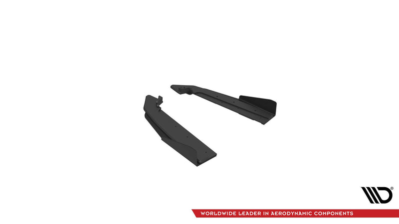 Maxton Design Street Pro Heck Diffusor Seite V.1 + Flaps Ford Mustang GT Mk6 Facelift