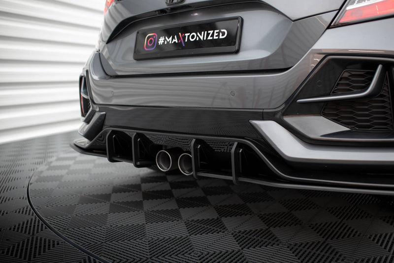 Maxton Design Street Pro Heck Diffusor Seite V.1 Honda Civic Sport Mk 10 Facelift