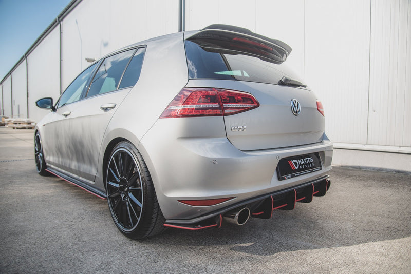 Maxton Design Street Pro Heck Diffusor Seite L + R V.1 VW Golf 7 GTI