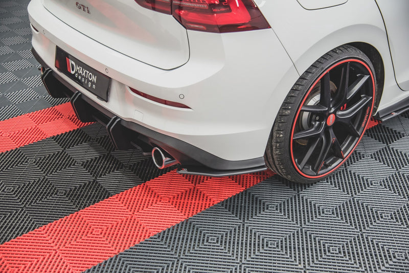 Maxton Design Street Pro Heck Diffusor Seite V.1 Volkswagen Golf GTI / GTE / R-Line Mk8
