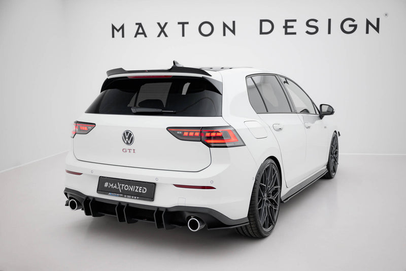 Maxton Design Street Pro Heck Diffusor Seite V.1 Volkswagen Golf GTI / GTE / R-Line Mk8