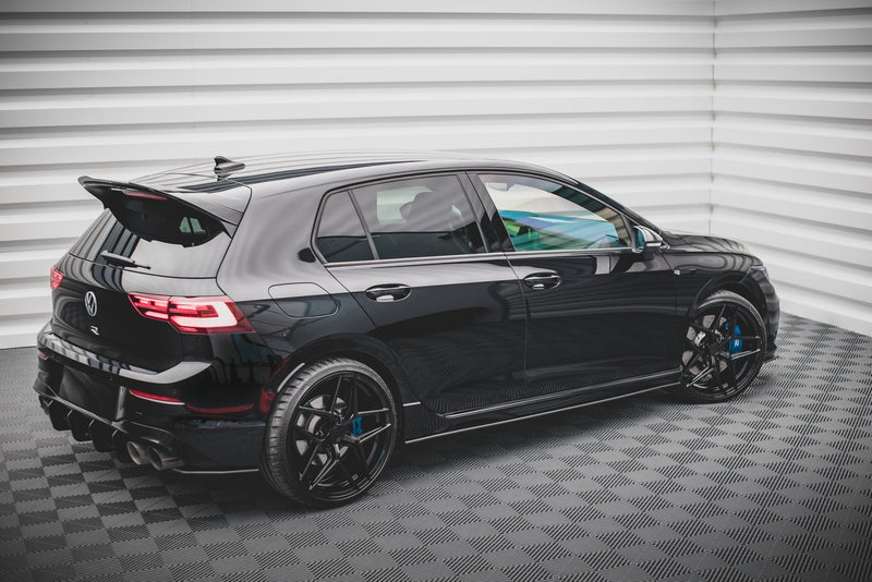 Maxton Design Street Pro Rear Diffuser Side V.1 Volkswagen Golf R Hatchback Mk8 / Mk8 Facelift