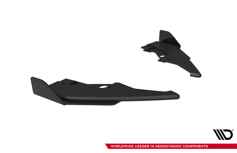 Maxton Design Street Pro Rear Diffuser Side V.2 + Flaps BMW 1 M-Pack F70