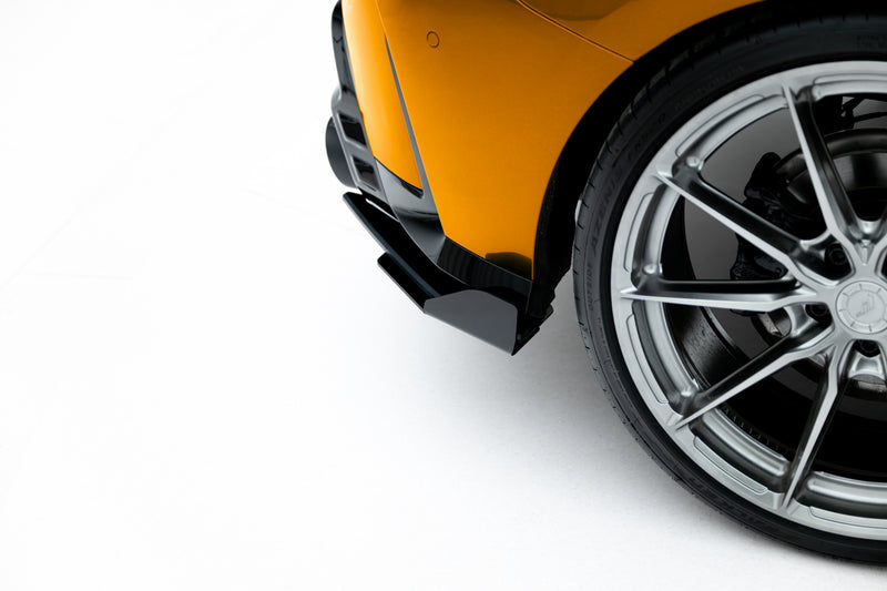 Maxton Design Street Pro Rear Diffuser Side V.2 + Flaps BMW 1 M-Pack F70