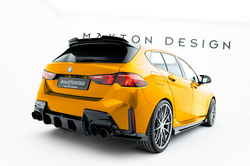 Maxton Design Street Pro Heck Diffusor Seite V.2 + Flaps BMW 1 M-Pack F70