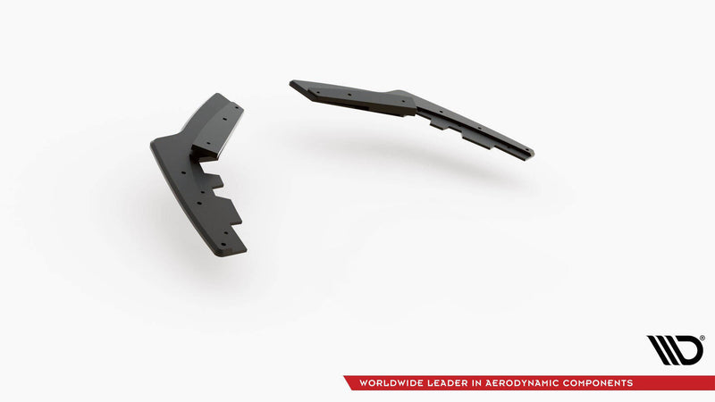 Maxton Design Street Pro Rear Diffuser Side V.2 + Flaps BMW 1 F20 M140i