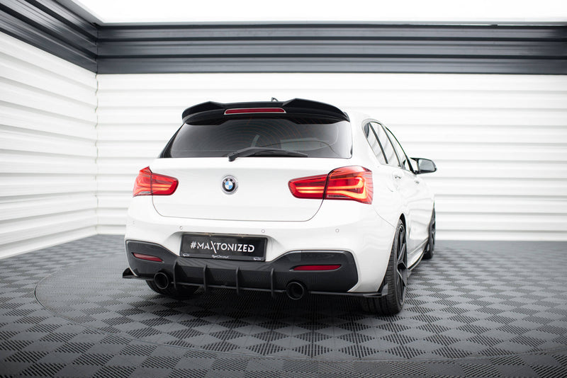 Maxton Design Street Pro Rear Diffuser Side V.2 + Flaps BMW 1 F20 M140i