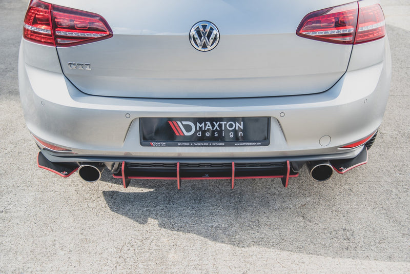 Maxton Design Street Pro Heck Diffusor Seite L + R V.2 VW Golf 7 GTI