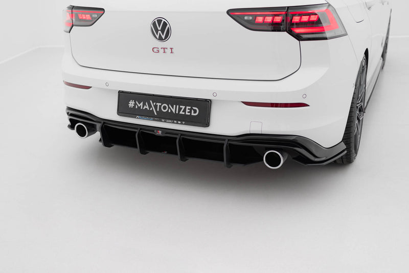 Maxton Design Street Pro Heck Diffusor Seite V.2 Volkswagen Golf GTI Mk8