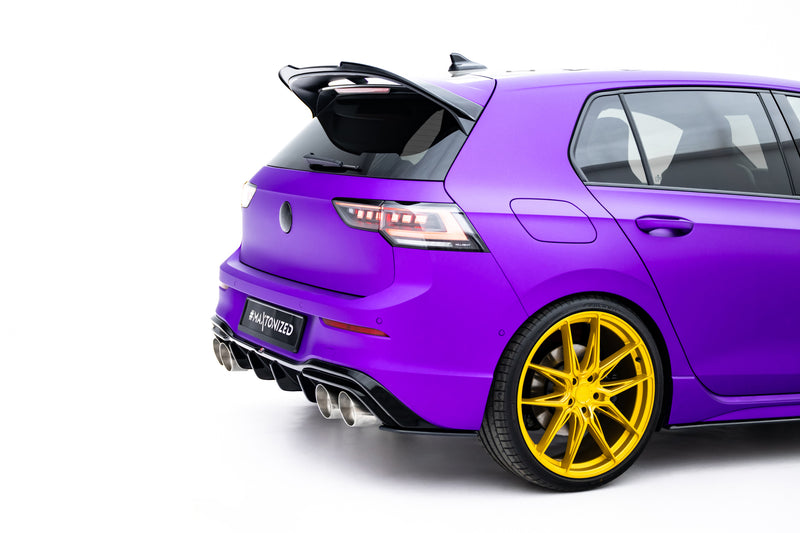 Maxton Design Street Pro Rear Diffuser Side V.2 Volkswagen Golf R Mk8 / Mk8 Facelift