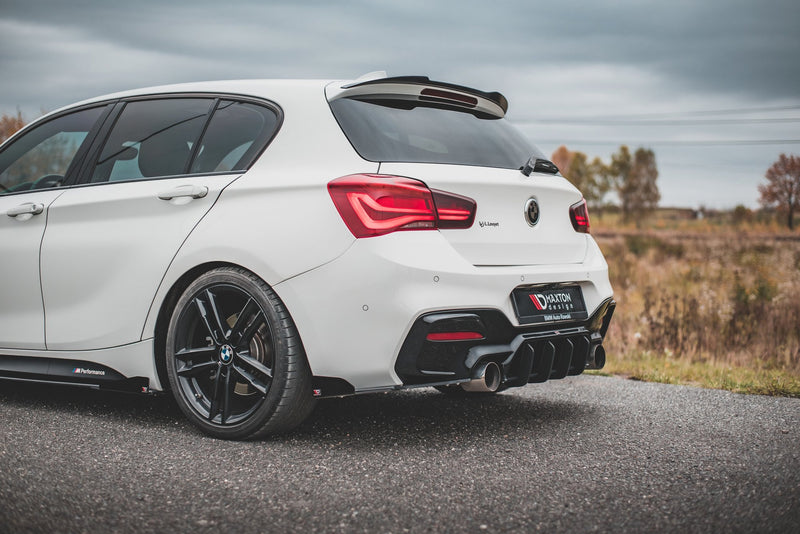 Maxton Design Street Pro Heck Diffusor Seite V.3 + Flaps BMW 1 M140i