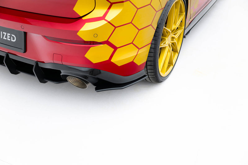 Maxton Design Street Pro Heck Diffusor Seite Volkswagen Golf GTI Clubsport Mk8 Facelift